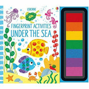 Fingerprint Activities 4 Books Collection Set (Under the Sea, Fingerprint Activities, Dinosaurs, Animals) - The Book Bundle