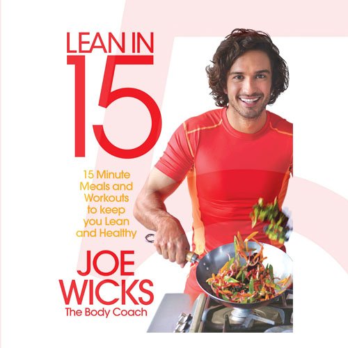 Set of two non-fiction books, "Lean in 15" by Joe Wicks and "Deliciously Ella Every Day" by Ella Woodward, featuring colorful book covers.
