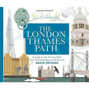 Set of three paperback books on London's hidden rivers, Thames Path, and Regent Canal by David Fathers, featuring scenic river views.