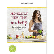 Honestly Healthy in a Hurry and Honestly Healthy 2-Book Collection set by Natasha Corrett and Vicki Edgson, featuring healthy lifestyle guides.