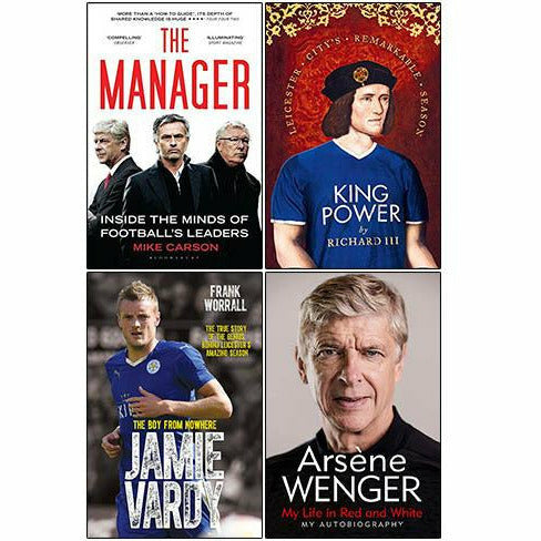 The Manager, King Power, Jamie Vardy, Red & White 4 Books Collection Set - The Book Bundle