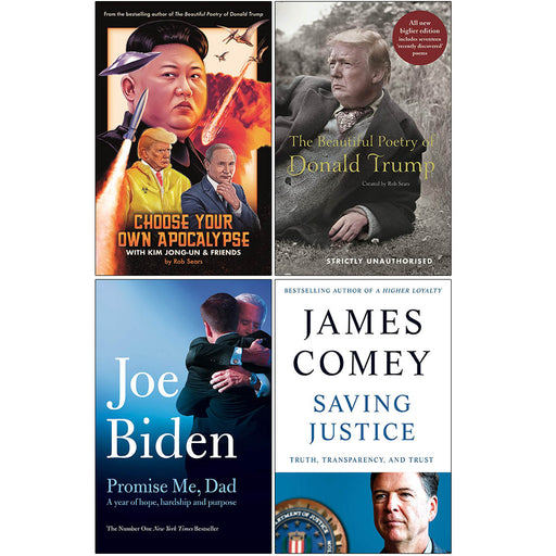 Choose Your Own, Donald Trump, Promise Me, Dad, Saving Justice 4 Books Collection Set - The Book Bundle