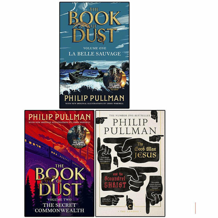 Philip Pullman 3 Books Collection Set (La Belle Sauvage, The Secret, The Good) - The Book Bundle