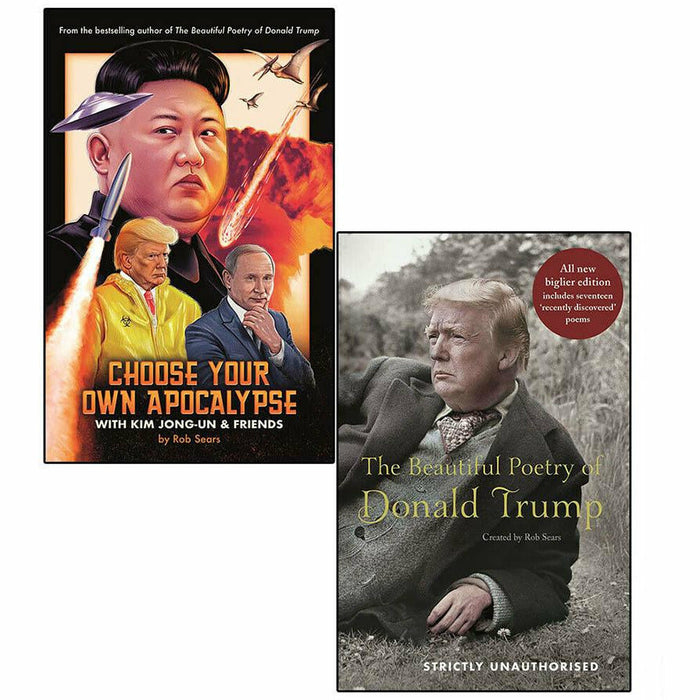 Rob Sears 2 Books Collection Set (Choose Your Own Apocalypse, The Beautiful Poe) - The Book Bundle