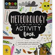 Set of 8 STEM activity books for kids by Jenny Jacoby, featuring science, robotics, geology, engineering, biology, meteorology, and math.