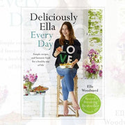 Set of two non-fiction books, "Lean in 15" by Joe Wicks and "Deliciously Ella Every Day" by Ella Woodward, featuring covers and pages.