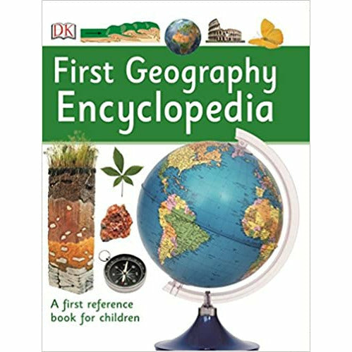 DK First Encyclopedia 3 Books Collection Set (Earth, Geography, How Things Work) - The Book Bundle