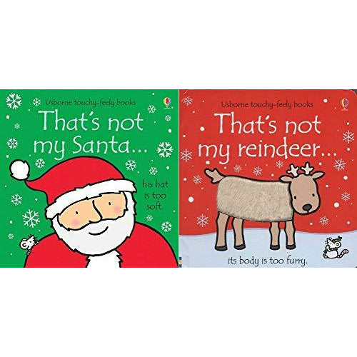 Touchy-Feely Christmas 2 Book Set: (That's not my Santa & That's not my Reindeer) - The Book Bundle