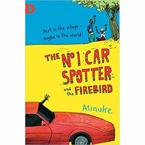 Collection of The No. 1 Car Spotter Series 6 books by Atinuke, featuring colorful covers with car and school scenes.