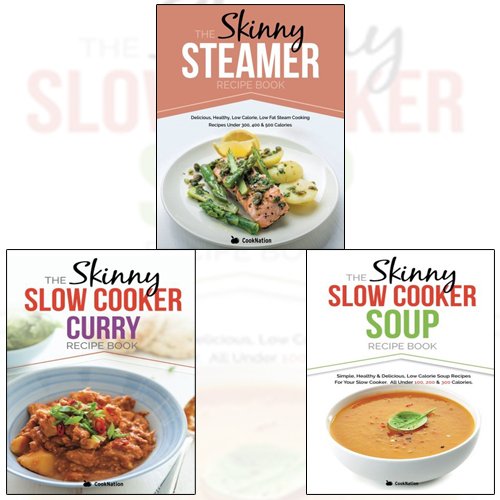 Skinny Slow Cooker Curry Recipe Book Collection 3 Books Set - The Book Bundle
