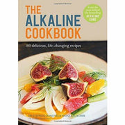 Set of two hardcover books, The Alkaline Cookbook and The Alkaline Cure, by The Book Bundle, featuring health and wellness tips.
