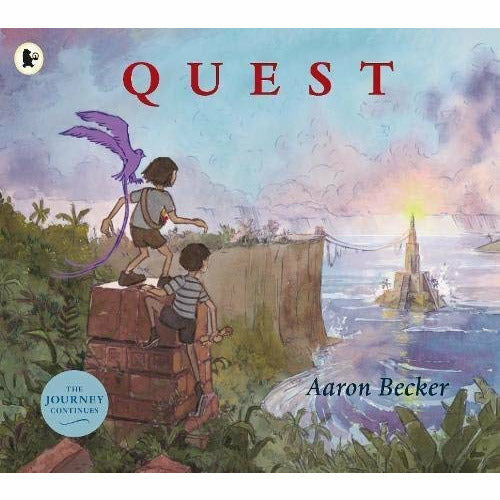 Three paperback books from the Wordless Trilogy by Aaron Becker, featuring colorful illustrated covers in a collection set.