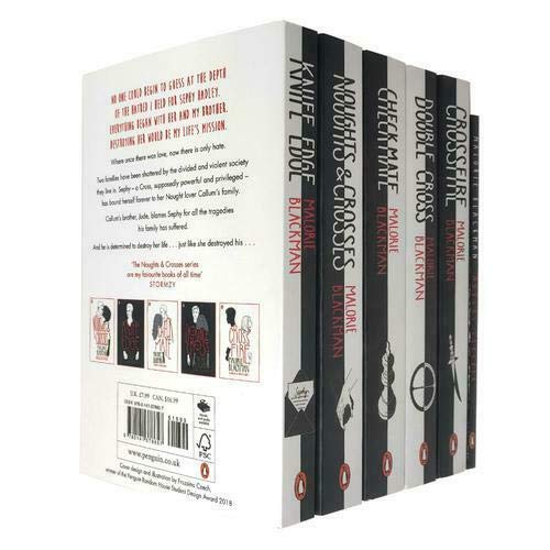 Noughts and Crosses Collection 6 Books Set By Malorie Blackman (Noughts & Crosses, Knife Edge, Checkmate, Double Cross, Crossfire) - The Book Bundle