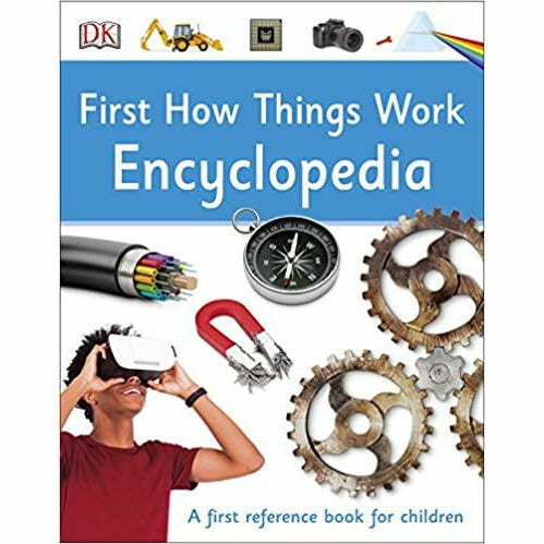 DK First Encyclopedia 3 Books Collection Set (Earth, Geography, How Things Work) - The Book Bundle