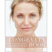 Collection of Cameron Diaz and Vogue Williams health and beauty books, including The Body Book, The Longevity Book, and Pretty Happy.
