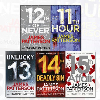 Women's Murder Club Series 3 Collection Set By James Patterson (Books 11-15) - The Book Bundle