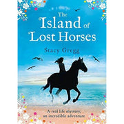 Four paperback books from Stacy Gregg's The Thunderbolt Pony and The Girl Who Rode the Wind collection, featuring colorful horse and girl covers.