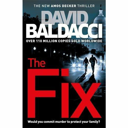 Amos Decker Series 5 paperback books by David Baldacci, fiction collection with colorful covers featuring the detective character.