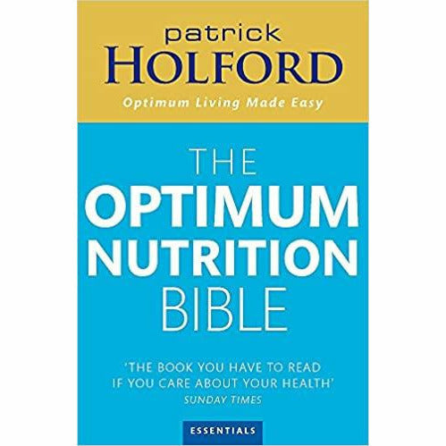 Patrick Holford 2 Books Collection Set (Optimum Nutrition for Vegans,The Optimum Nutrition Bible) - The Book Bundle