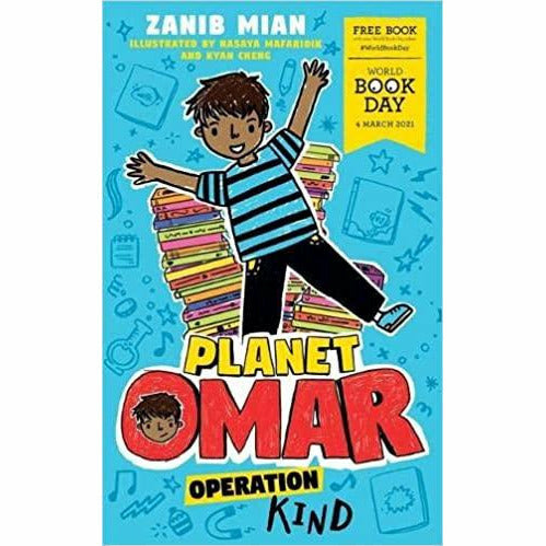 Planet Omar Series 4 Books Collection Set By Zanib Mian (Accidental Trouble,Unexpected Super,Incredible Rescue,Operation Kind) - The Book Bundle