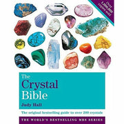 Set of The Crystal Bible 4 books collection by Judy Hall, paperback edition, featuring colorful crystal illustrations and detailed descriptions.