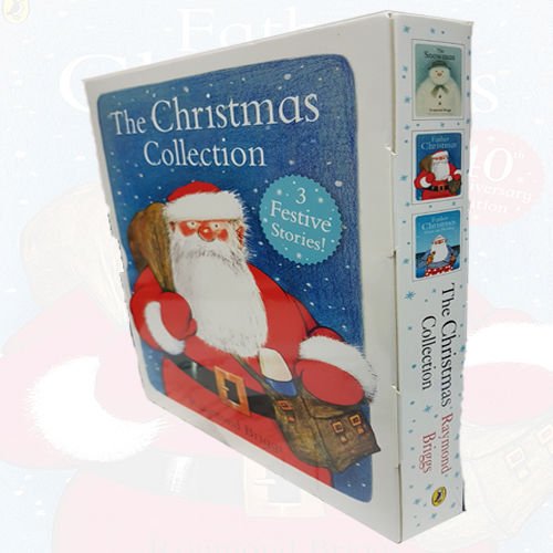 Christmas Collection 3 Books Set By Raymond Briggs (Father Christmas Goes on Holiday, Father Christmas, The Snowman) - The Book Bundle