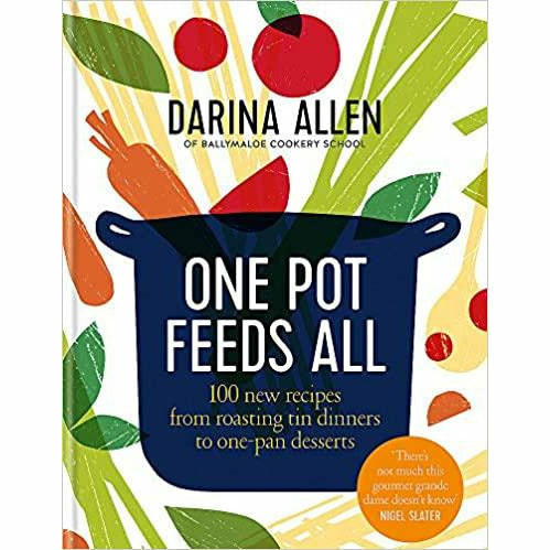 Darina Allen 2 Books Collection Set (One Pot Feeds All & Ballymaloe Cookery Course) - The Book Bundle