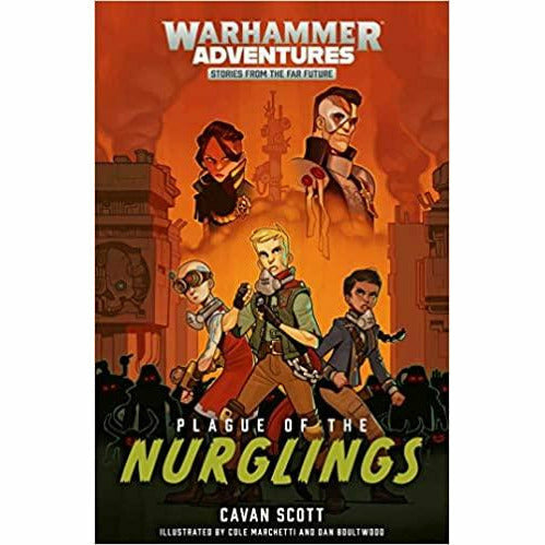 Warhammer Adventures:Warped Galaxies Series Volume 1-5 By Cavan Scott  5 Books Set (Necron,Genestealer,Tau,Orks) - The Book Bundle