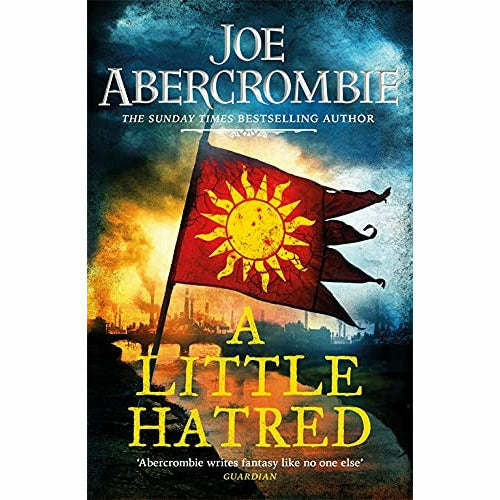 Age of Madness trilogy by Joe Abercrombie, paperback collection of three fantasy fiction books published by Gollancz Ltd.