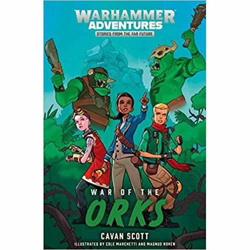 Warhammer Adventures:Warped Galaxies Series Volume 1-5 By Cavan Scott  5 Books Set (Necron,Genestealer,Tau,Orks) - The Book Bundle