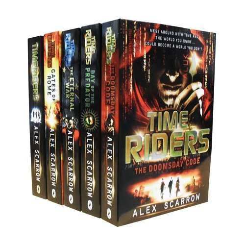 TimeRiders Collection Alex Scarrow 5 Books Set Pack - The Book Bundle