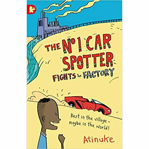 The No. 1 Car Spotter Series 6 books collection box set by Atinuke featuring colorful covers and illustrations for young readers.