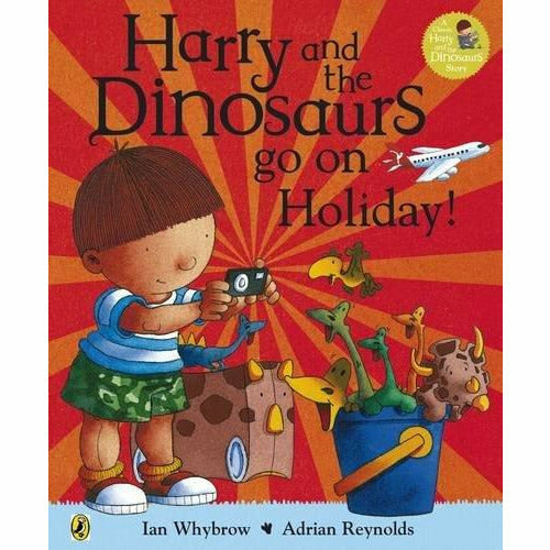 Harry and the Dinosaurs Series 6 Books Collection Set by Ian Whybrow(Go Wild, On Holiday, Bucketful of Dinosaurs, Say Raahh, At The Museum & United) - The Book Bundle
