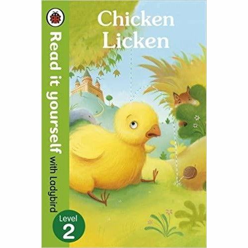 Read it Yourself with Ladybird Level 2: 6 Books Box Set (Fox, Man, Beauty, Rumplestiltskin, Chicken, Hood) - The Book Bundle