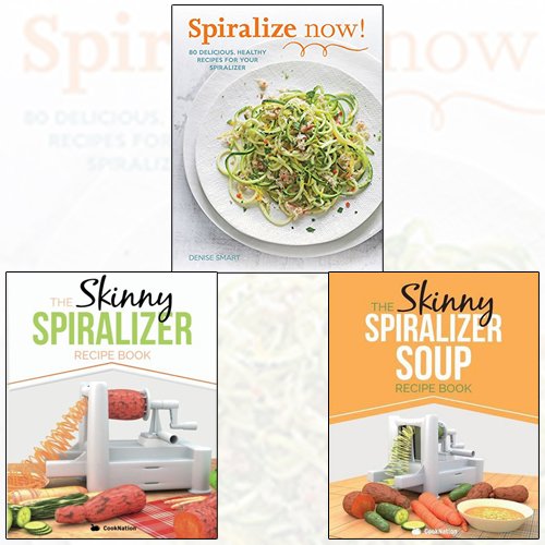Skinny Spiralizer Soup Recipe Book Collection 3 Books Bundle With The Perfect Gift - The Book Bundle