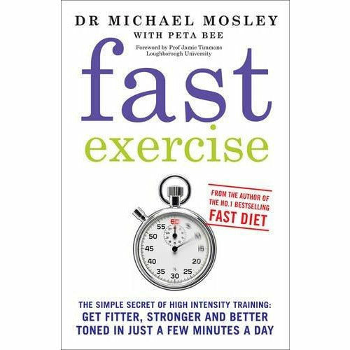 Blood Sugar Diet and Fast Exercise books by Clare Bailey and Michael Mosley, paperback collection set, health and diet guides.