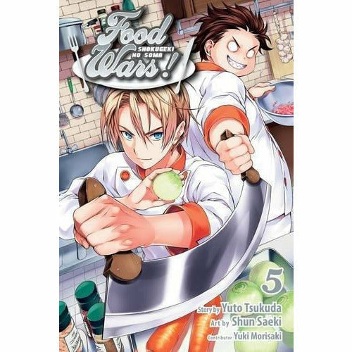 Food wars shokugeki no soma gn series 1 :5 Books Collection Set - The Book Bundle