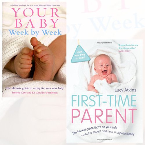 Your Baby Week By Week and First-Time Parent 2 Books Collection Set - The Book Bundle