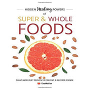 Set of two books on superfoods and healing by Cook Nation, featuring colorful covers and health-focused content from Jamie Oliver and Iota.