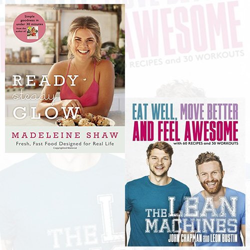 Ready Steady Glow and The Lean Machines book collection set by John Chapman and Leon Bustin, non-fiction paperbacks.