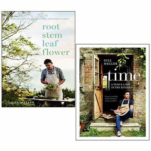 Gill Meller 2 Books Collection Set Root, Stem, Leaf, Time - The Book Bundle