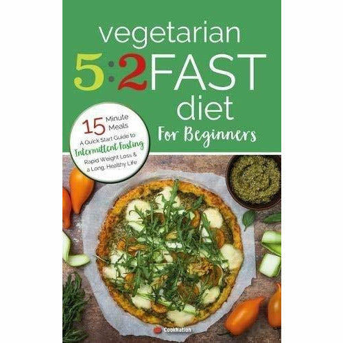 Fast diet, nom nom fast 800,fast diet s, vegetarian 5 2 , complete 5 books collection set - The Book Bundle