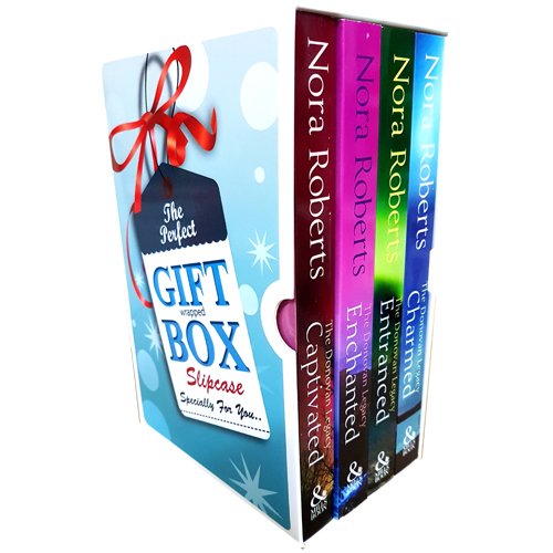 Set of four Nora Roberts fiction paperback books in the Nora Roberts collection by Piatkus Books, featuring colorful covers.