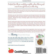 Cooknation The Skinny 30 Minute Meals recipe book by Bell & MacKenzie Publishing, featuring quick, easy recipes in paperback.