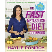 Three Harmony Books from the Fast Metabolism Diet Cookbook collection by Haylie Pomroy, featuring colorful cover designs.
