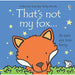 Usborne Thats Not Wild Animals 6 Books Collection  Set Series 2 (Thats Not My Fox,My Tiger,My Bear,My Owl,My Badger,My Otter) - The Book Bundle
