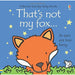 Usborne Thats Not Wild Animals 6 Books Collection  Set Series 2 (Thats Not My Fox,My Tiger,My Bear,My Owl,My Badger,My Otter) - The Book Bundle