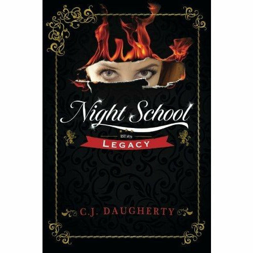 Night School 5 Books collection set by C. J. Daugherty, young adult paperback series, featuring book covers and spine details.