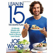 Bluebird paperback set of Joe Wicks' Lean Machines, Lean in 15, and The Shape Plan 3-book collection on non-fiction health and fitness.