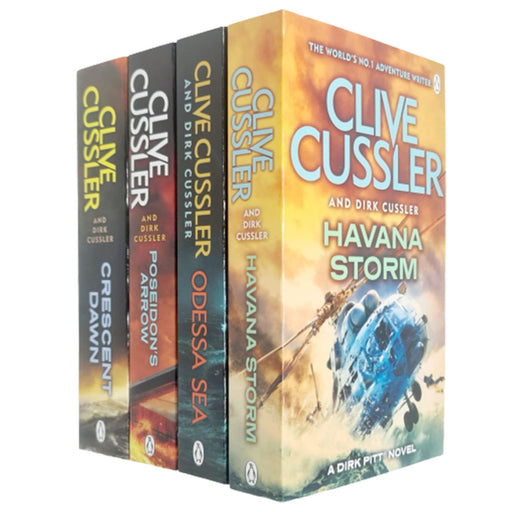 The Dirk Pitt Adventures Series 4 Books Collection Set (Havana, Odessa, Arrow, Dawn) - The Book Bundle